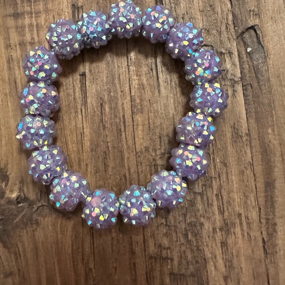 Purple Beaded Bracelet - Picture 1 of 4